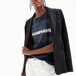 NWT champagne blue tee with sequins